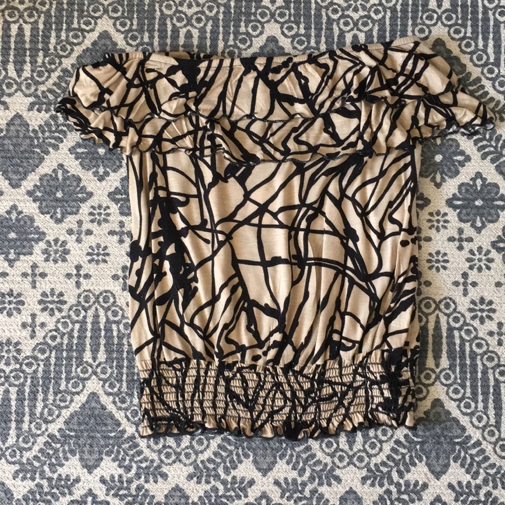 strapless blouse